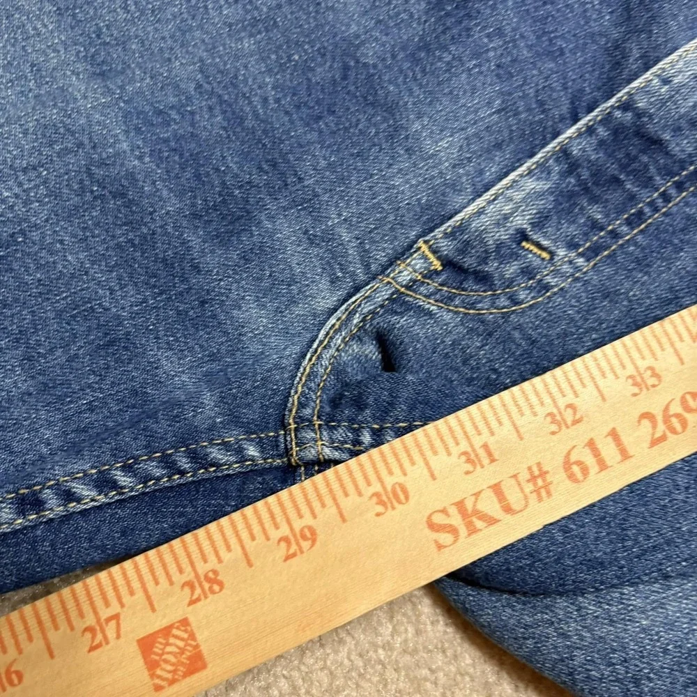 Vtg 70s Levis Movin On Jeans 29x30 Blue Flare Bootcut Cowboy Denim Talon Zip USA